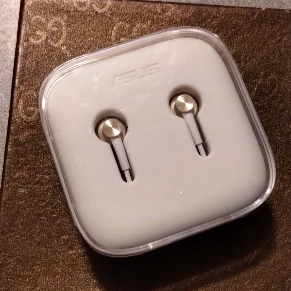 Vintage Asus copper plated tips with cushion wired earbuds